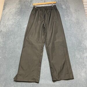VTG Guides Choice Windbreaker Pants Mens S Black Mesh Lined Elastic Waist